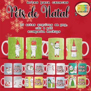 ESTA, NATAL DOS PETS CANECAS