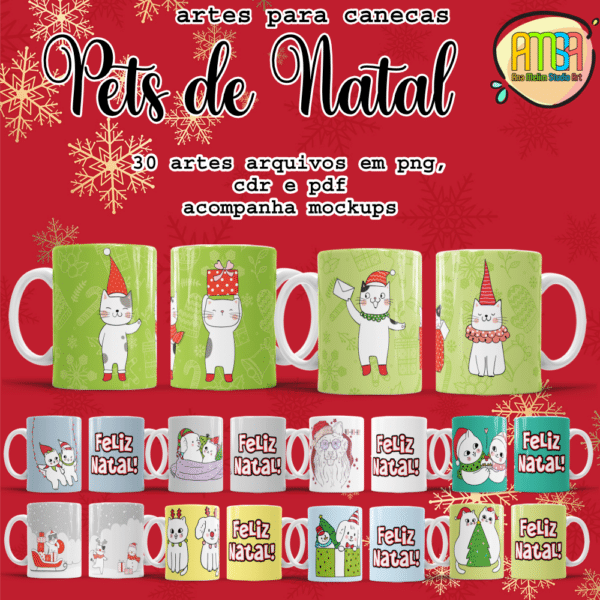 ESTA, NATAL DOS PETS CANECAS