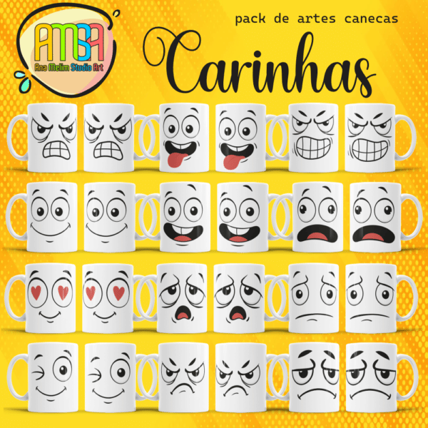 PACK CARINHAS CANECAS - Image 8
