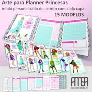 PACK PLANNER PRINCESAS PROFISSÃO