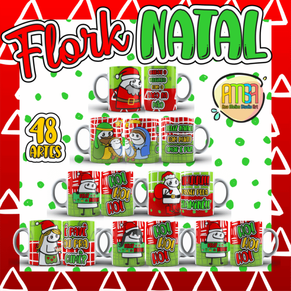 PACK FLORK NATAL CANECAS - Image 2