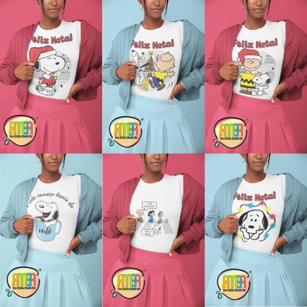 ESTAMPAS SNOOPY NATAL CAMISA - Image 2