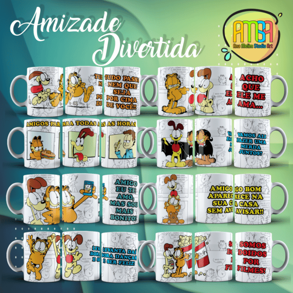 ESTAMPAS AMIZADE DIVERTIDA CANECA - Image 2