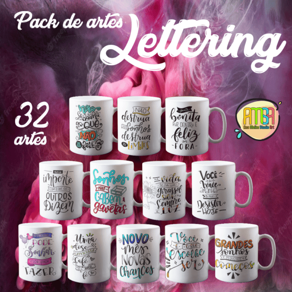 PACK LETTERING CANECAS - Image 3