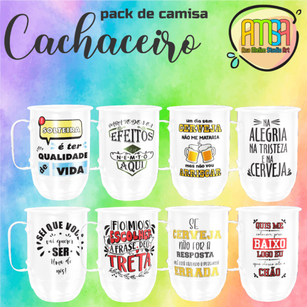 PACK CACHACEIROS CANECAS ALUMÍNIO CARNAVAL - Image 2
