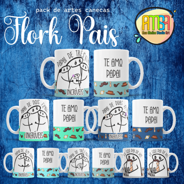 ESTAMPAS FLORK  PAIS CANECA - Image 2