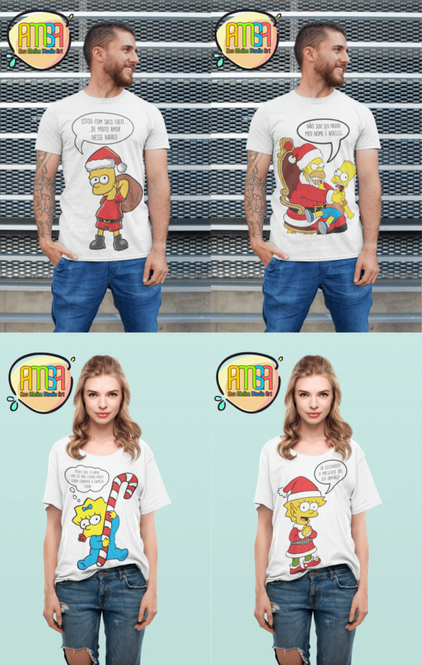 PACK SIMPSON NATAL CAMISA - Image 3