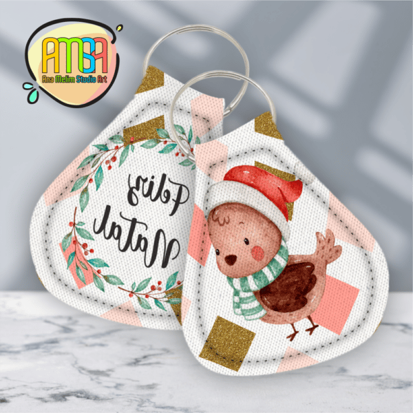 PACK CHAVEIRO NATAL AQUARELA - Image 3