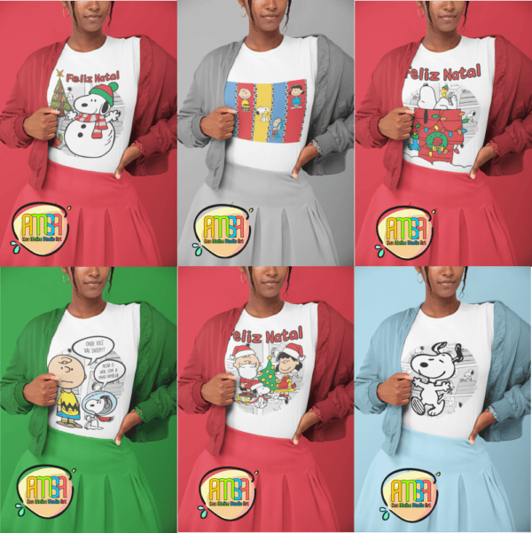 ESTAMPAS SNOOPY NATAL CAMISA - Image 3