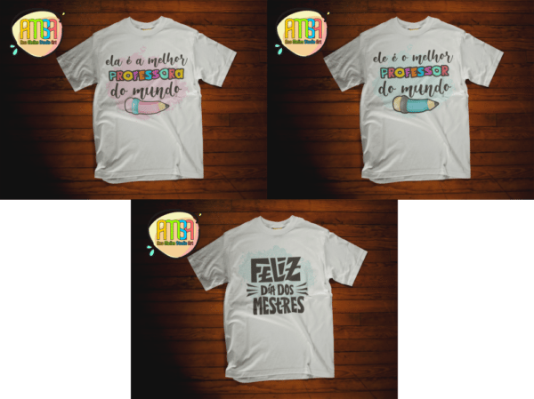 PACK LETTERING PROFESSORES CAMISA - Image 3