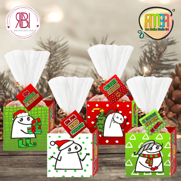 KIT CAIXA PANETONE FLORk - Image 4