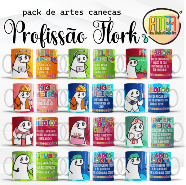 ESTAMPAS FLORK PROFISSÃO CANECA - Image 2