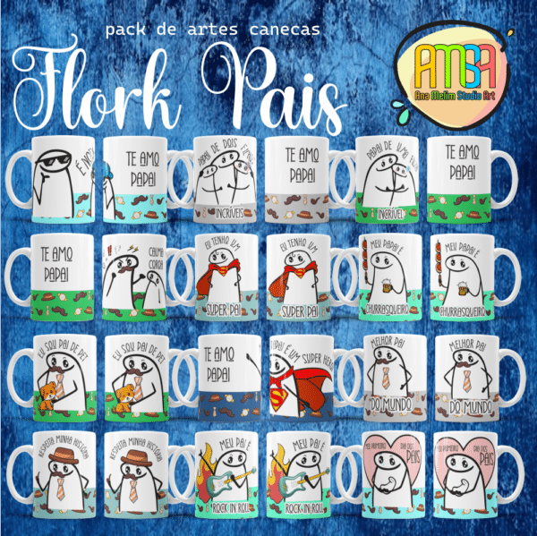 ESTAMPAS FLORK  PAIS CANECA - Image 3