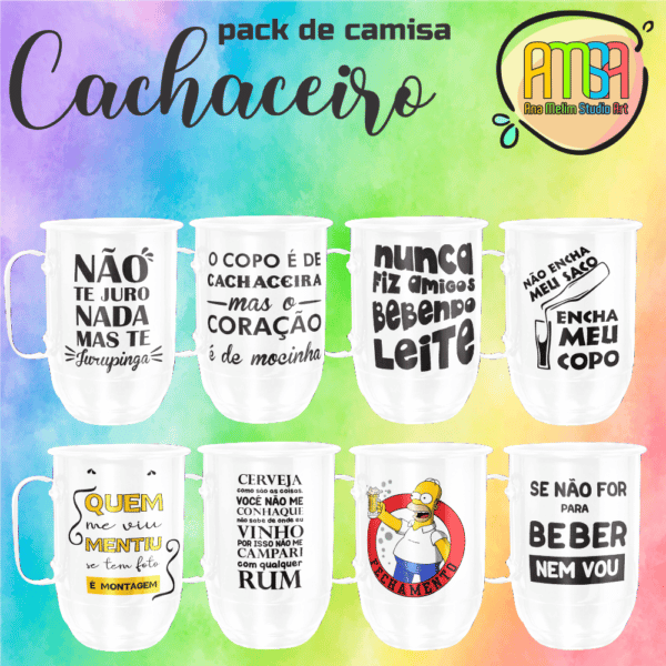 PACK CACHACEIROS CANECAS ALUMÍNIO CARNAVAL - Image 4