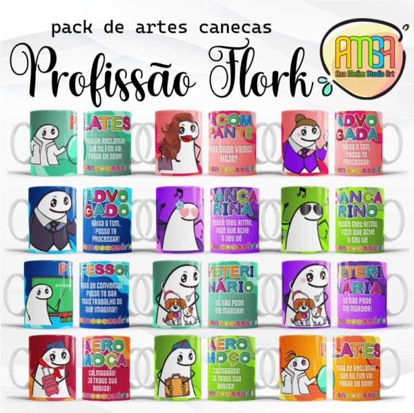 ESTAMPAS FLORK PROFISSÃO CANECA - Image 3
