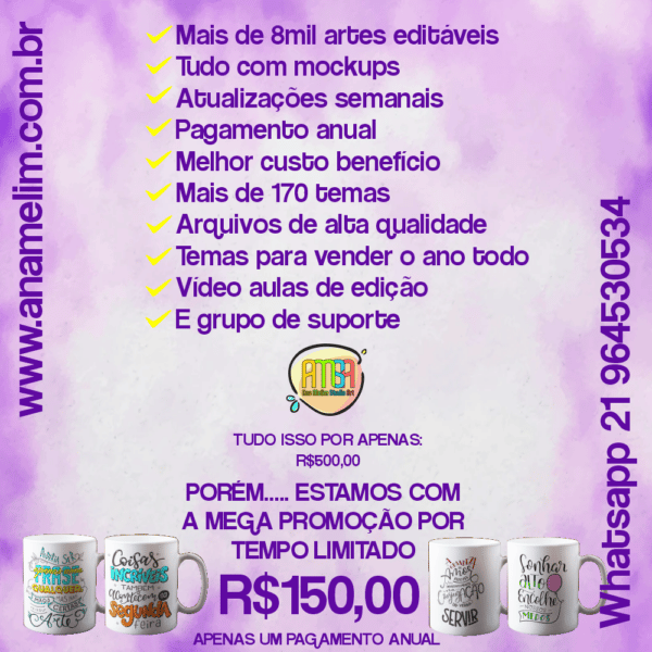 CLUBE ANUAL DE CANECAS ANA MELIM - Image 3