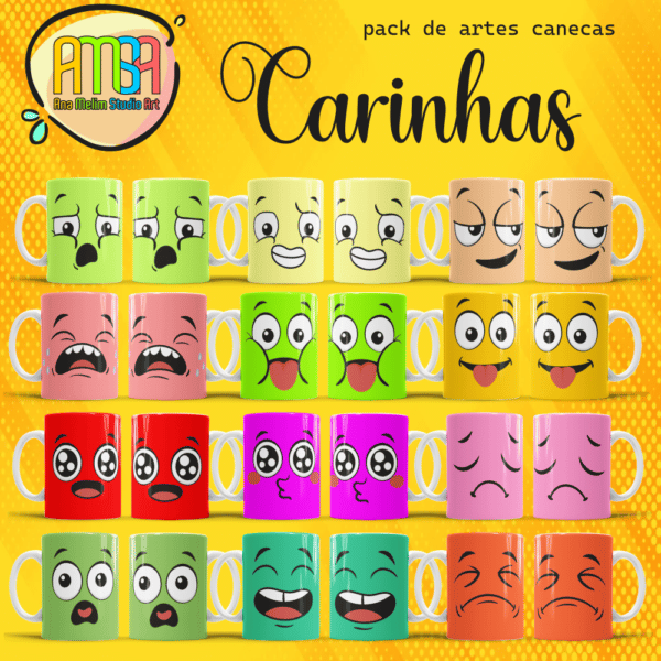 PACK CARINHAS CANECAS - Image 3
