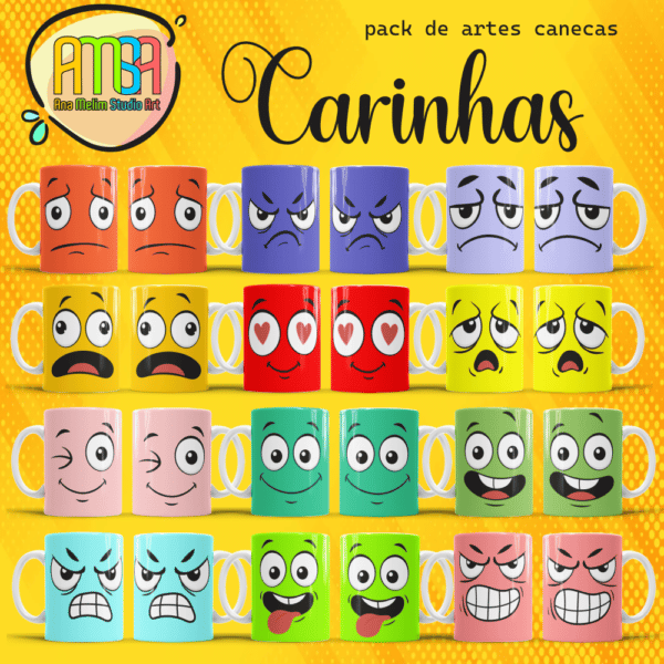 PACK CARINHAS CANECAS - Image 5