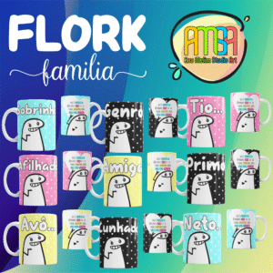 PACK FLORK FAMÍLIA CANECA