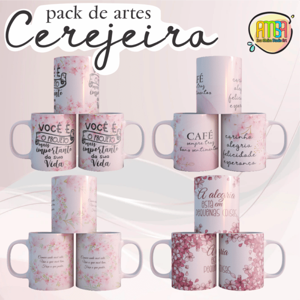 PACK CEREJEIRA CANECAS