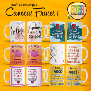 PACK FRASES 1 CANECAS