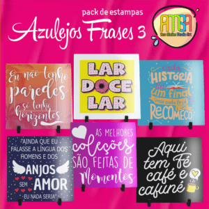 PACK FRASES 3 AZULEJO