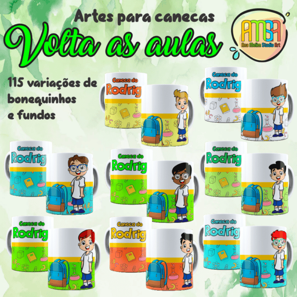 PACK VOLTA AS AULAS CANECAS - Image 2