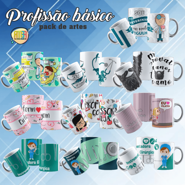 PACK PROFISSÃO BASICO CANECAS - Image 2