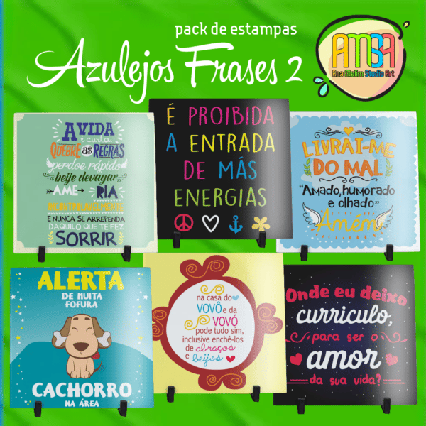 PACK FRASES 2 AZULEJOS - Image 2