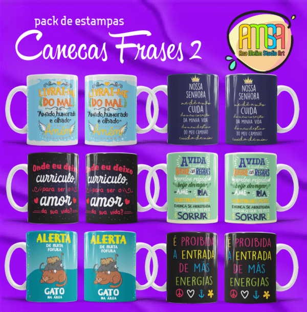 PACK FRASES 2 CANECAS - Image 2