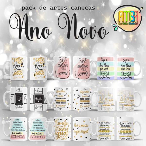 ESTAMPAS ANO NOVO TOP CANECA - Image 2