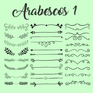 ARABESCO CUTE 1 VETOR