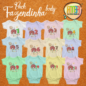 PACK FAZENDINHA BODY MESVERSÁRIO