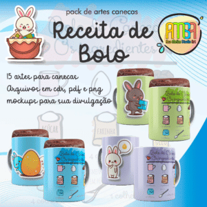 PACK RECEITAS PÁSCOA CANECAS