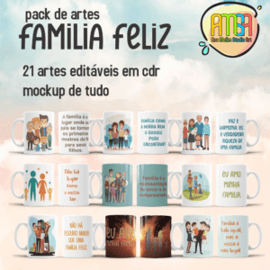 PACK FAMÍLIA FELIZ CANECAS