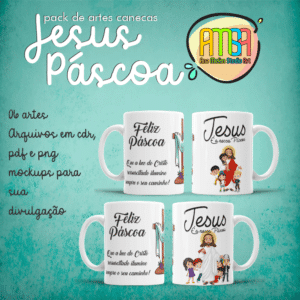 PACK PÁSCOA JESUS CANECAS