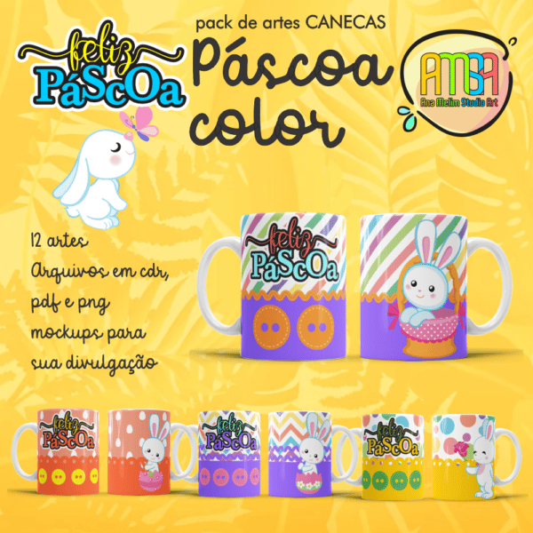 PACK PÁSCOA COLOR CANECA