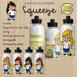 PACK MENINA VOLTA AS AULAS AMARELO SQUEEZE