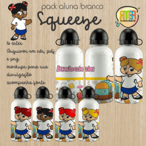 PACK MENINA VOLTA AS AULAS BRANCO SQUEEZE