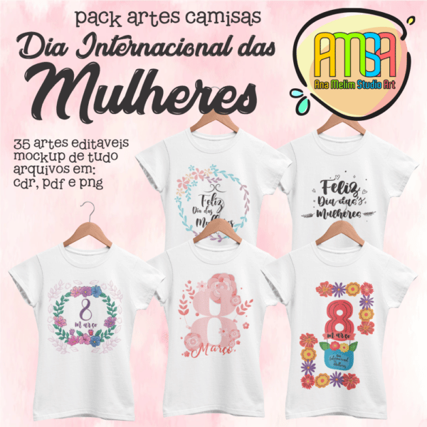 ESTAMPAS DIA INTERNACIONAL DAS MULHERES