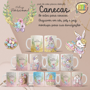 ESTAMPAS PÁSCOA DELICADA CANECA