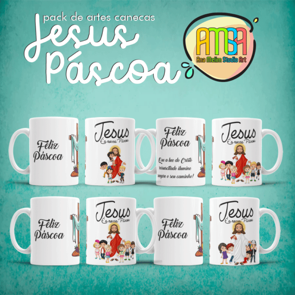 PACK PÁSCOA JESUS CANECAS - Image 2