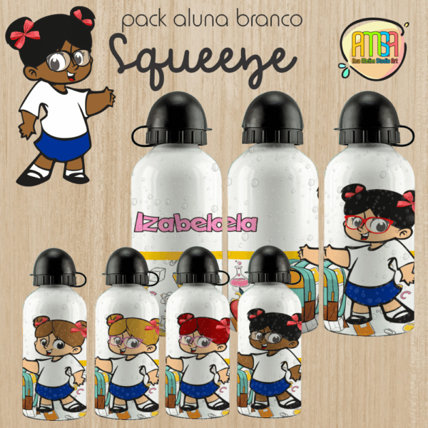 PACK MENINA VOLTA AS AULAS BRANCO SQUEEZE - Image 2