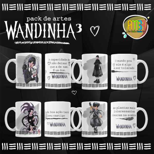 PACK WANDINHA 3 CANECAS - Image 2