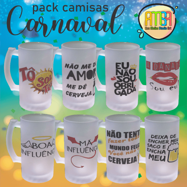 ESTAMPAS CARNAVAL CANECA CHOPE - Image 2