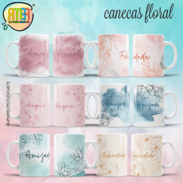 ESTAMPAS  FLORAL CANECAS - Image 2