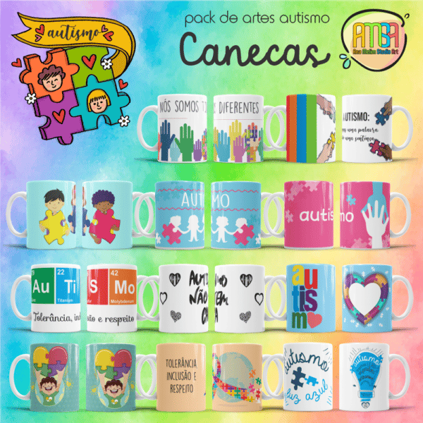 ESTAMPAS AUTISMO CANECAS - Image 2