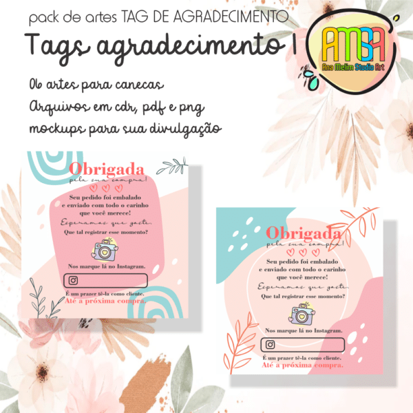 KIT TAG AGRADECIMENTO 1 - Image 3