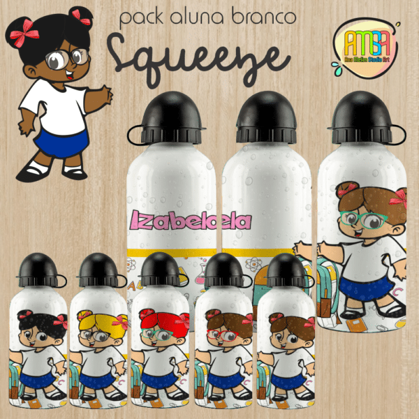 PACK MENINA VOLTA AS AULAS BRANCO SQUEEZE - Image 3