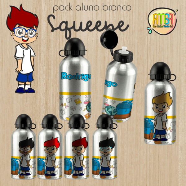 PACK MENINO VOLTA AS AULAS BRANCO SQUEEZE - Image 3